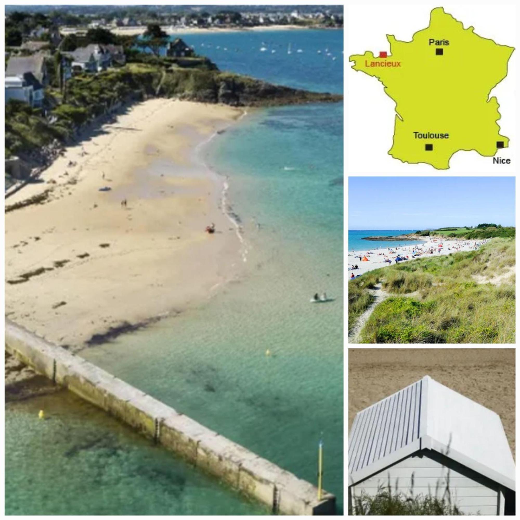 Maison familiale sur la CÔTE D’ÉMERAUDE Lancieux Esterno foto