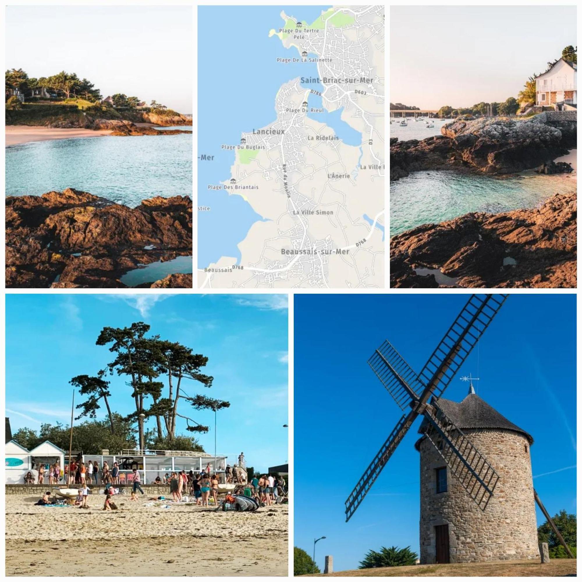 Maison familiale sur la CÔTE D’ÉMERAUDE Lancieux Esterno foto